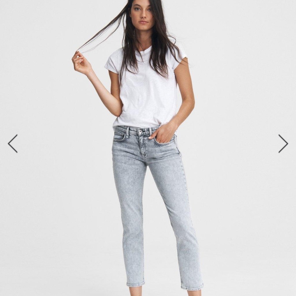 Rag & Bone Dre Low-Rise Boyfriend Jeans - Color is Acid